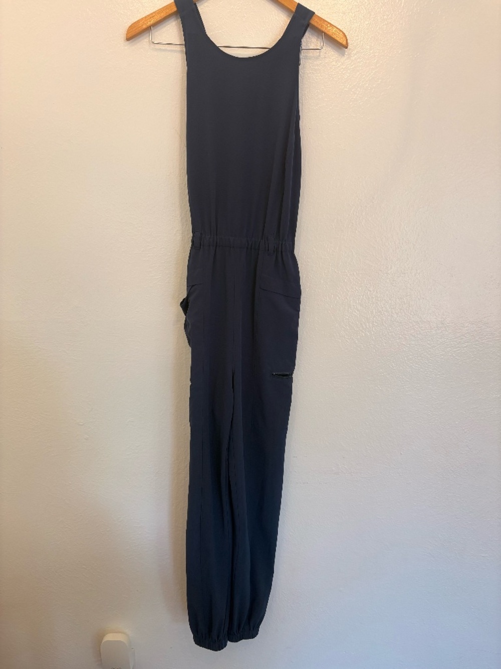 Patagonia Navy Sleeveless Jumpsuit Utility Sz Medium